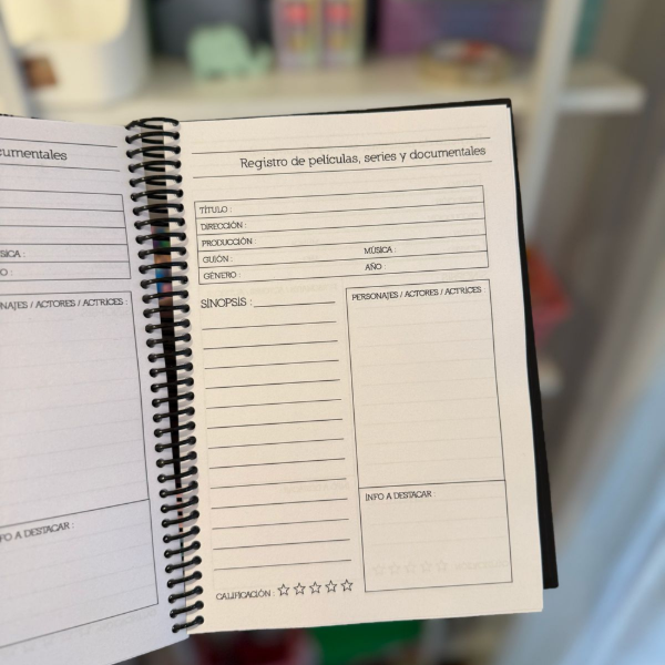 Cuaderno de películas