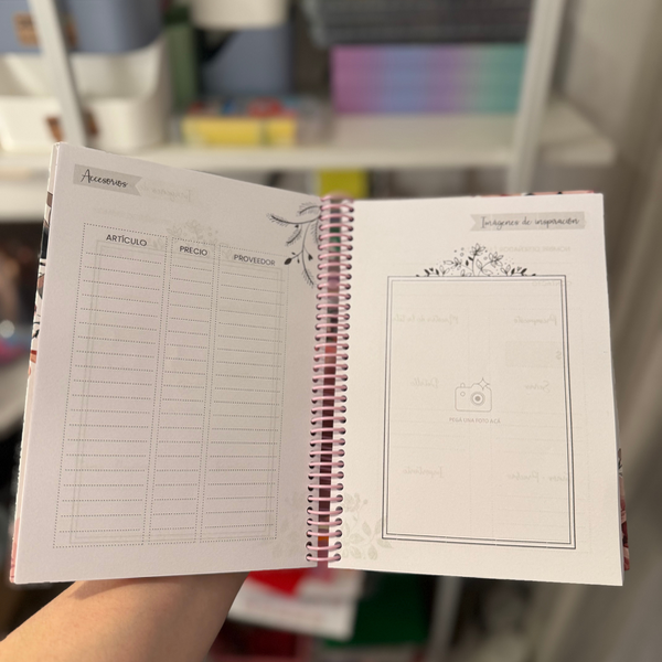 Cuaderno planificador de bodas