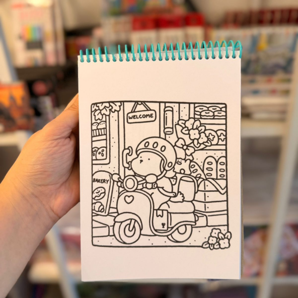 Kit libro para pintar Cozy Criaturas + Marcadores