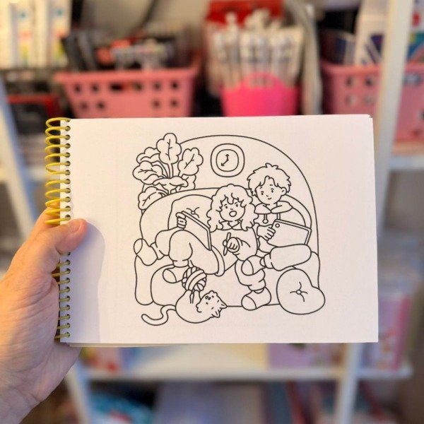 Kit libro para pintar Love Story + marcadores Filgo doble punta