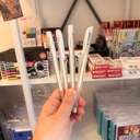 Lapicera gel tinta blanca