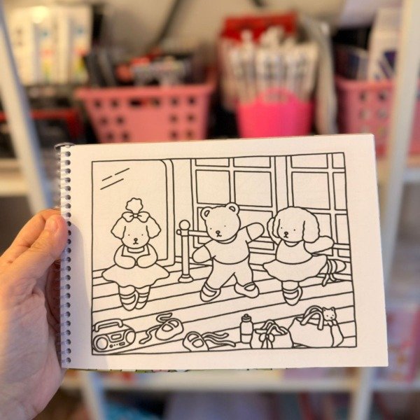 Libro para pintar Bobbies goods jobs