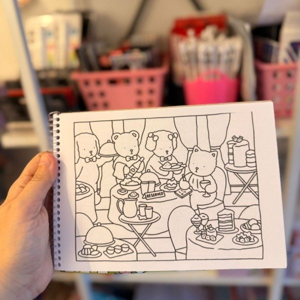 Libro para pintar Bobbies goods jobs