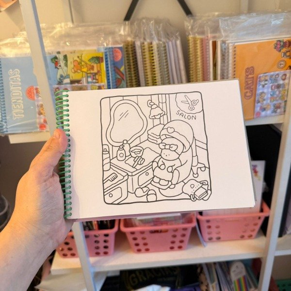 Libro para pintar Comfy Corner