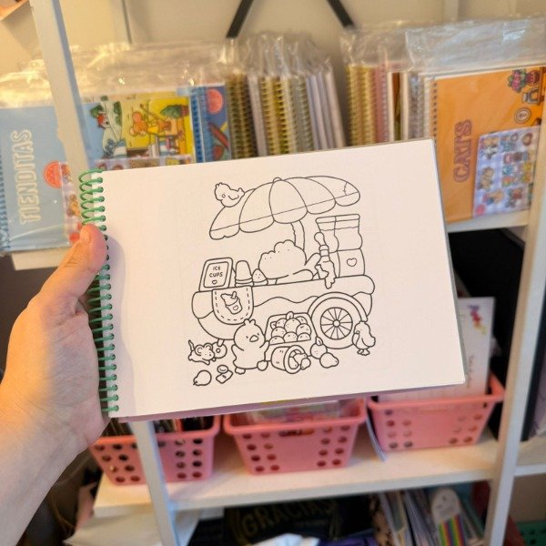 Libro para pintar Comfy Corner