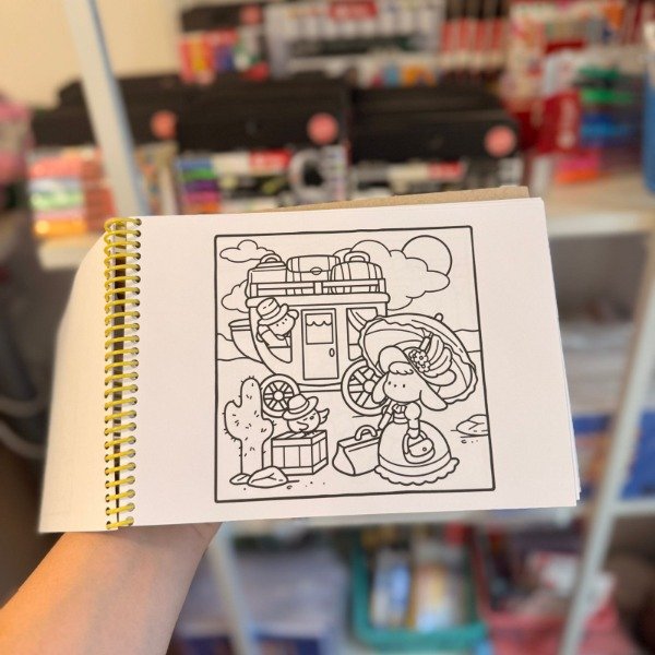 Libro para pintar Cozy Eras