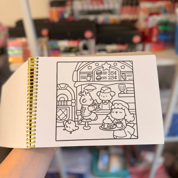 Libro para pintar Cozy Eras