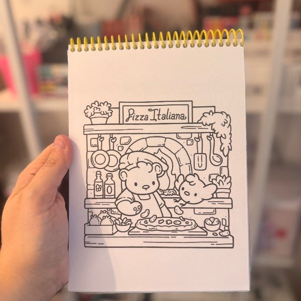 Libro para pintar Cozy por Europa