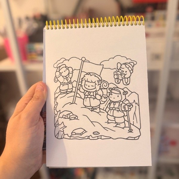Libro para pintar Cozy por Europa