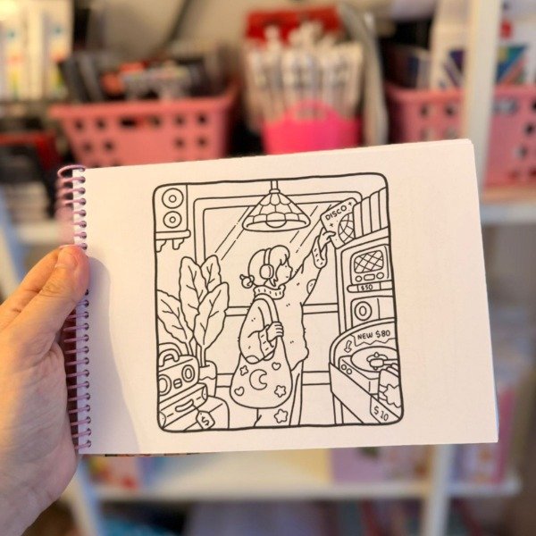 Libro para pintar Girls 2