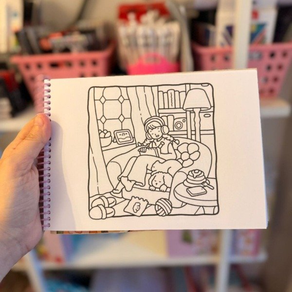 Libro para pintar Girls 2