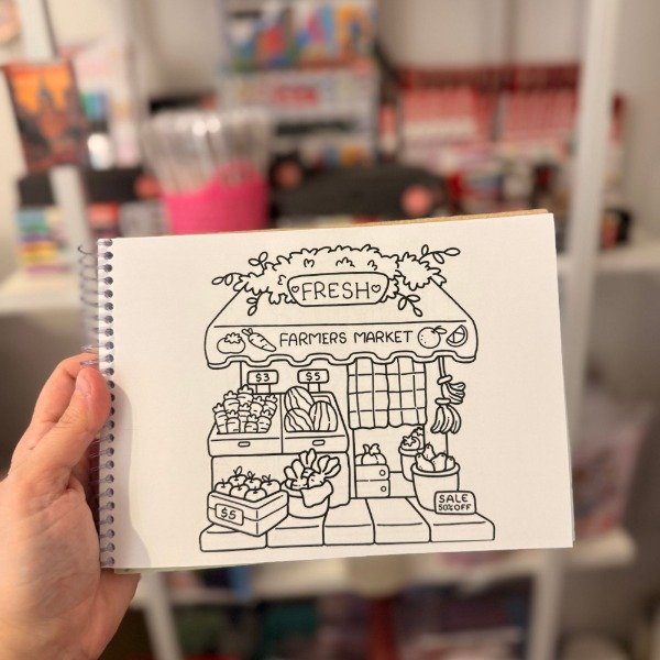 Libro para pintar Pequeños espacios