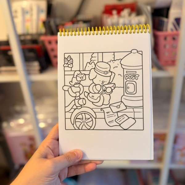 Libro para pintar Pequeños trabajos