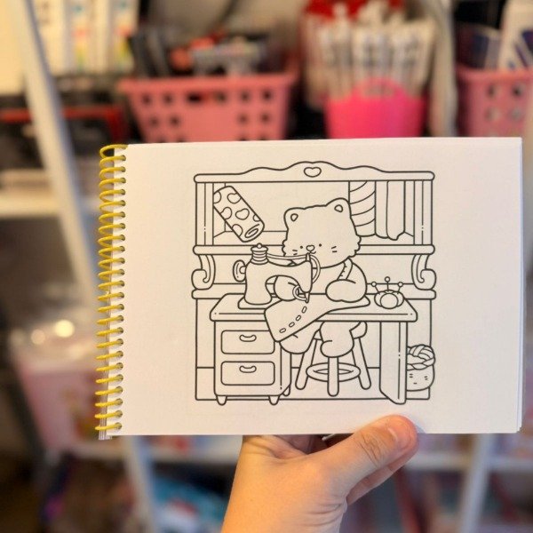 Libro para pintar Pequeños trabajos