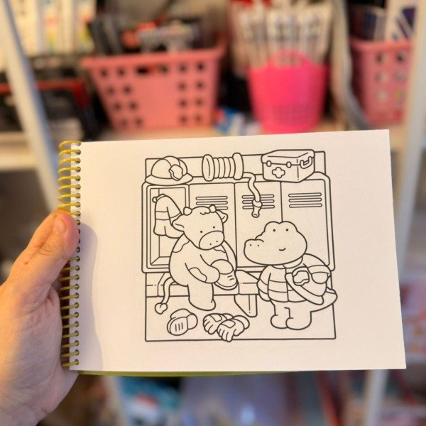 Libro para pintar Pequeños trabajos