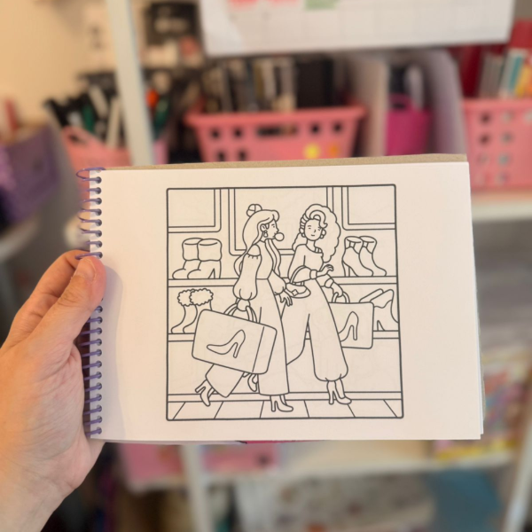 Libro para pintar Girls 3