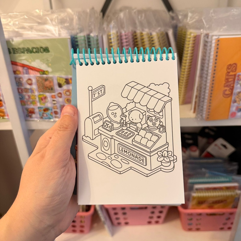 Block para pintar A6 Mini Espacios