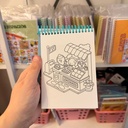 Block para pintar A6 Mini Espacios