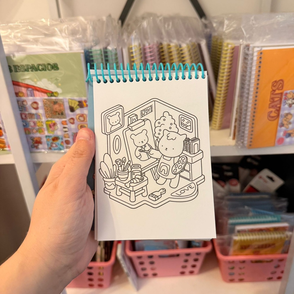 Block para pintar A6 Mini Espacios