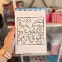 Kit libro para pintar Cozy Days + marcadores filgo Alloy