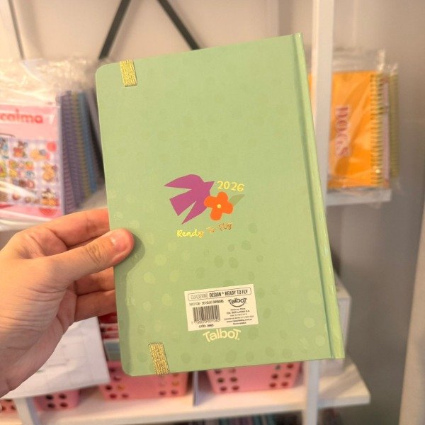 Cuaderno Talbot flor A5 hojas rayadas