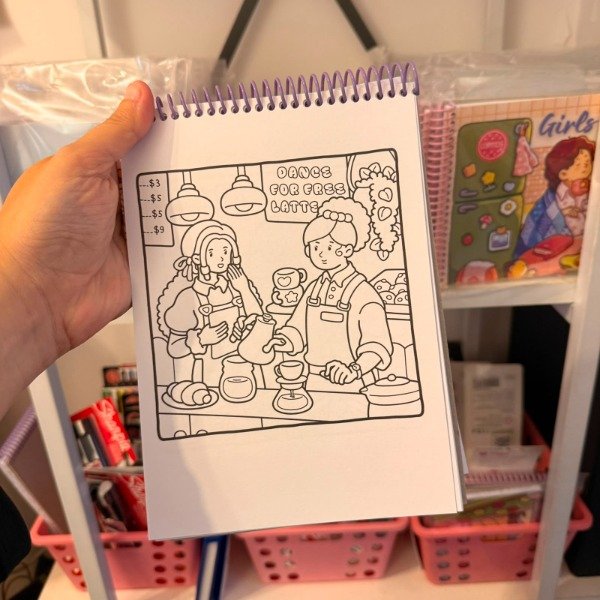 Kit libro para pintar Girls 4 + marcadores filgo Alloy doble punta