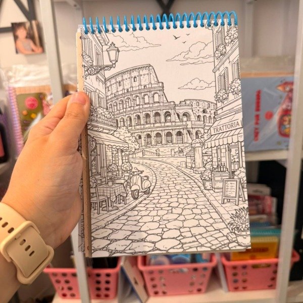 Libro para pintar Lugares para soñar