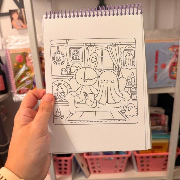 Libro para pintar Spooky