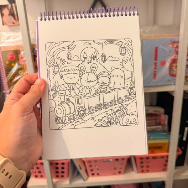 Libro para pintar Spooky