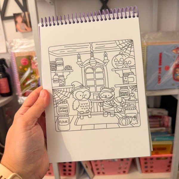 Libro para pintar Spooky