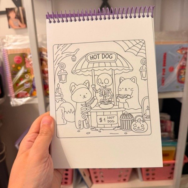 Libro para pintar Spooky