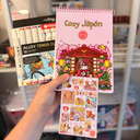 Kit libro para pintar Cozy Japón + marcadores filgo Alloy doble punta