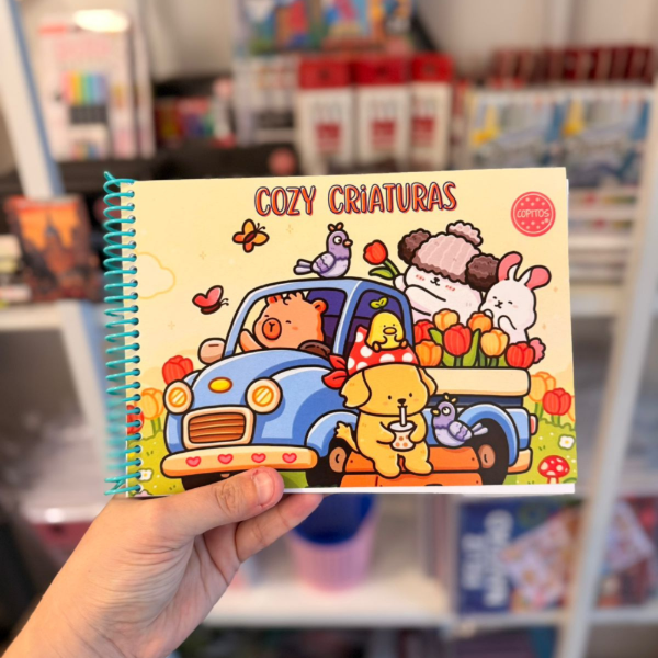 Libro para pintar Cozy Criaturas