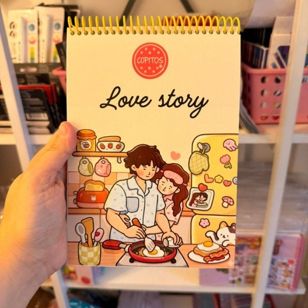 Libro para pintar Love Story