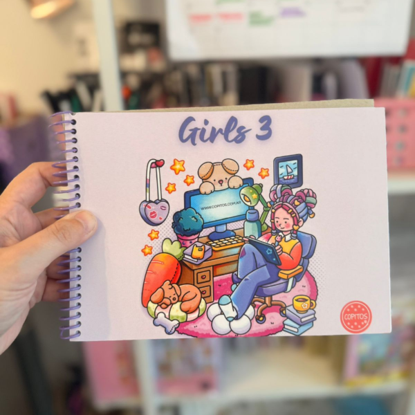 Libro para pintar Girls 3