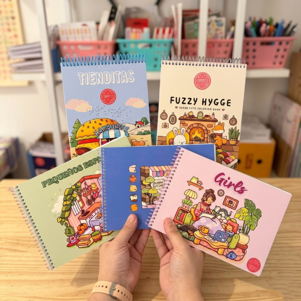 Pack de 5 libros para pintar N1