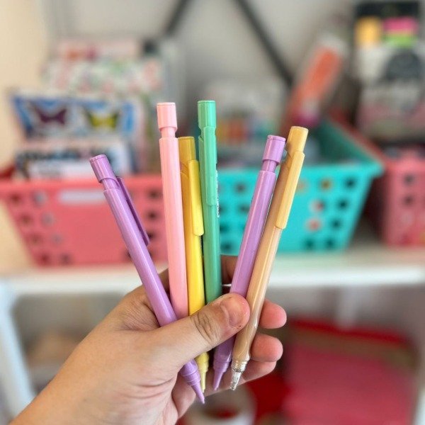Lapiz lanza mina pastel