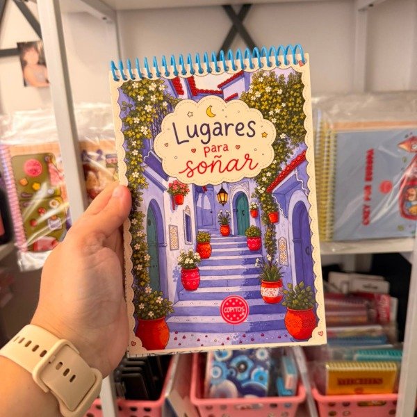 Libro para pintar Lugares para soñar