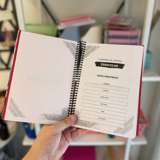 Cuaderno de control vehicular