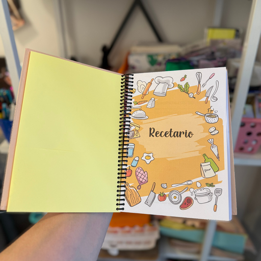 Recetario de cocina a color