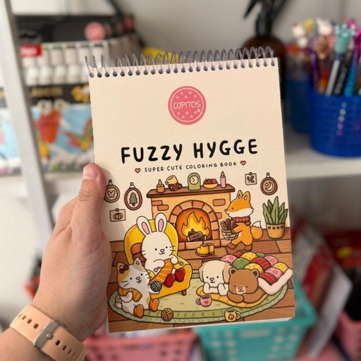[LPR-0116_MN] Libro para pintar Fuzzy Hygge