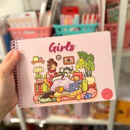 [LPR-0109_MN] Libro para pintar Girls