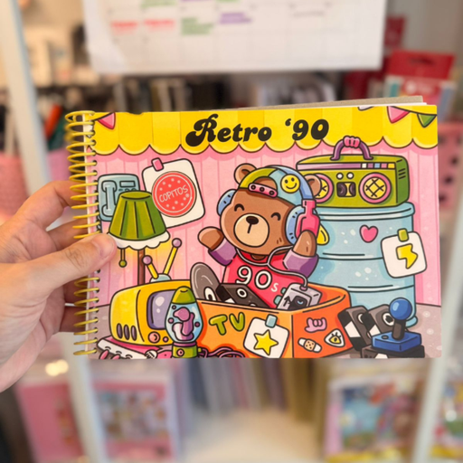 [LPR-0142_MN] Libro para pintar Retro '90
