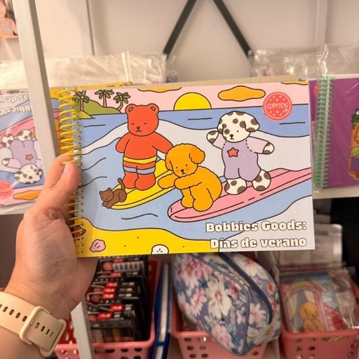 [LPR-0151_MN] Libro para pintar Bobbies Goods días de verano